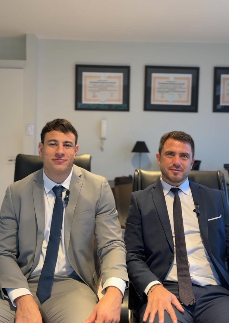 Los socios de LYR Estudio Jurídico en sus oficinas de San Miguel de Tucumán